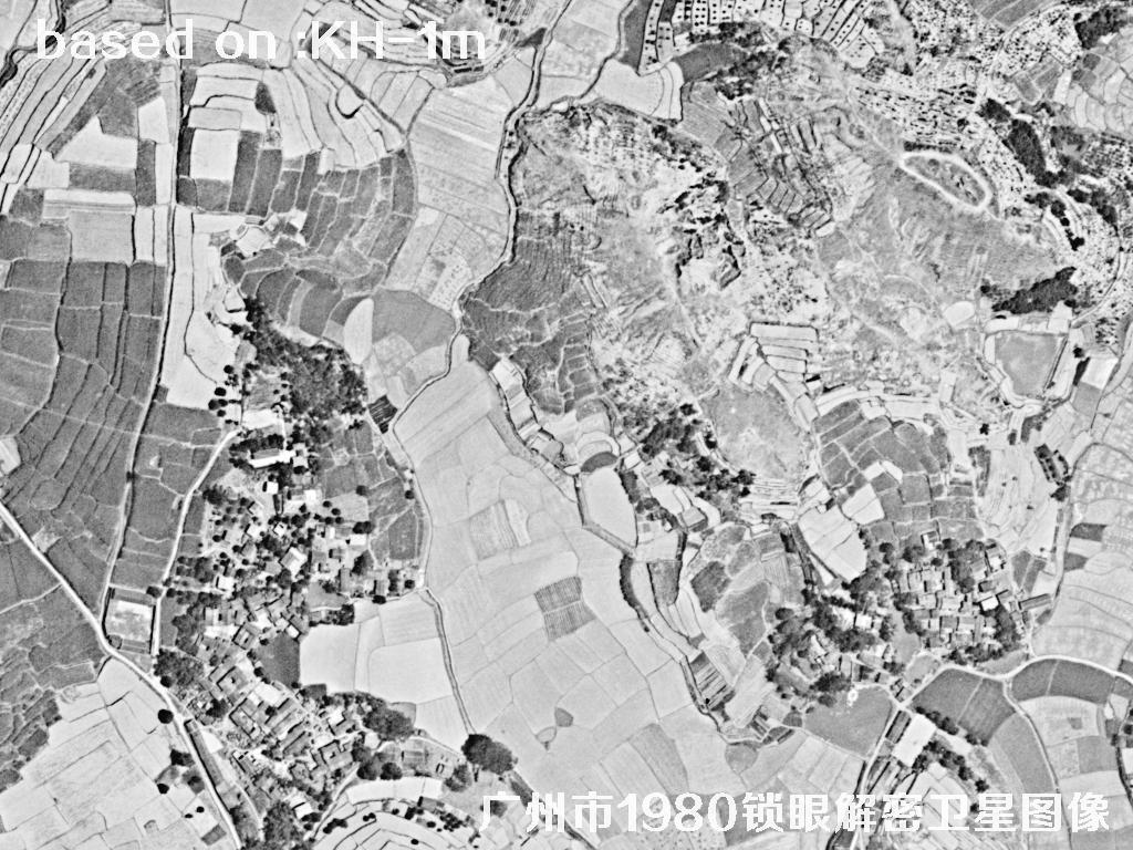 广州市1980年历史卫星图像 | Buy Keyhole Satellite image2