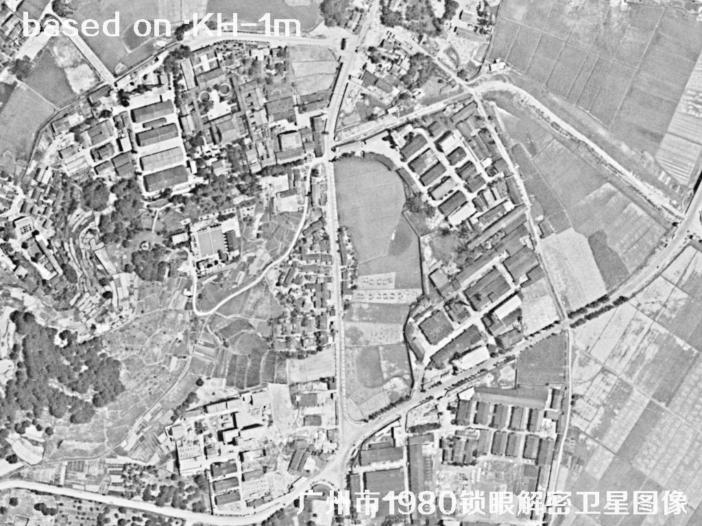 广州市1980年历史卫星图像 | Buy Keyhole Satellite image23