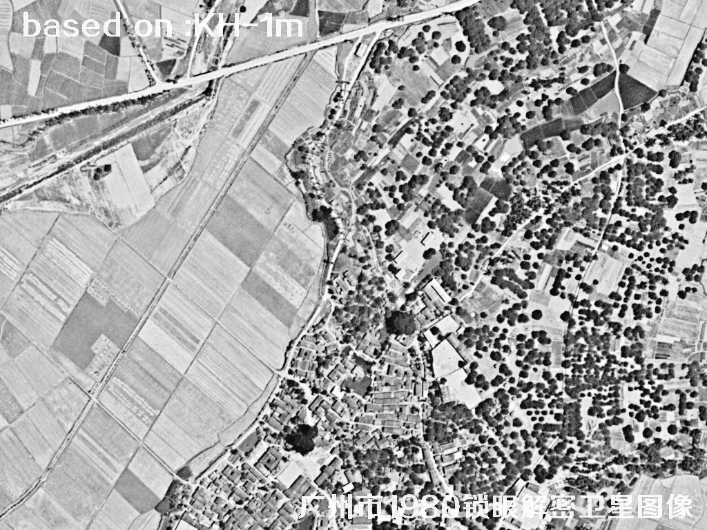 广州市1980年历史卫星图像 | Buy Keyhole Satellite image28