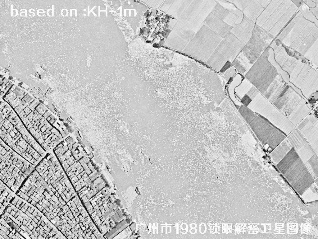 广州市1980年历史卫星图像 | Buy Keyhole Satellite image31