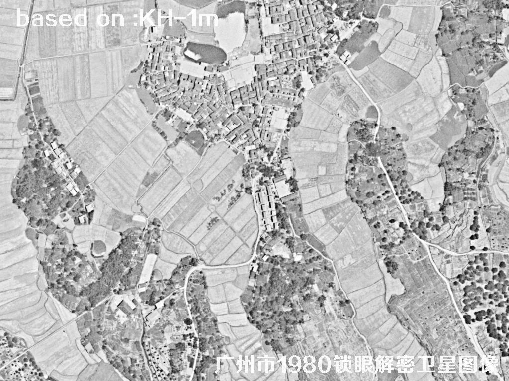 广州市1980年历史卫星图像 | Buy Keyhole Satellite image32