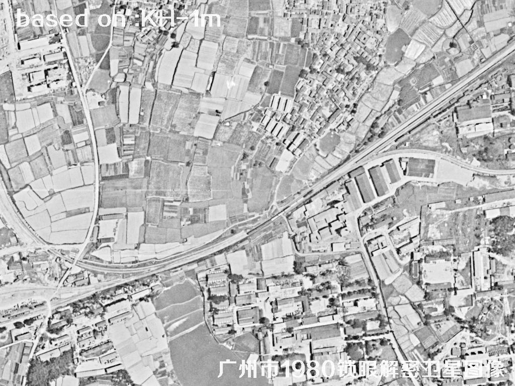 广州市1980年历史卫星图像 | Buy Keyhole Satellite image4