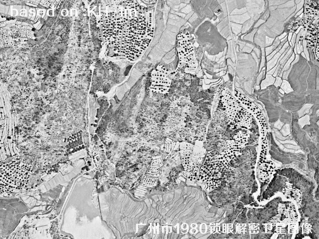 广州市1980年历史卫星图像 | Buy Keyhole Satellite image42