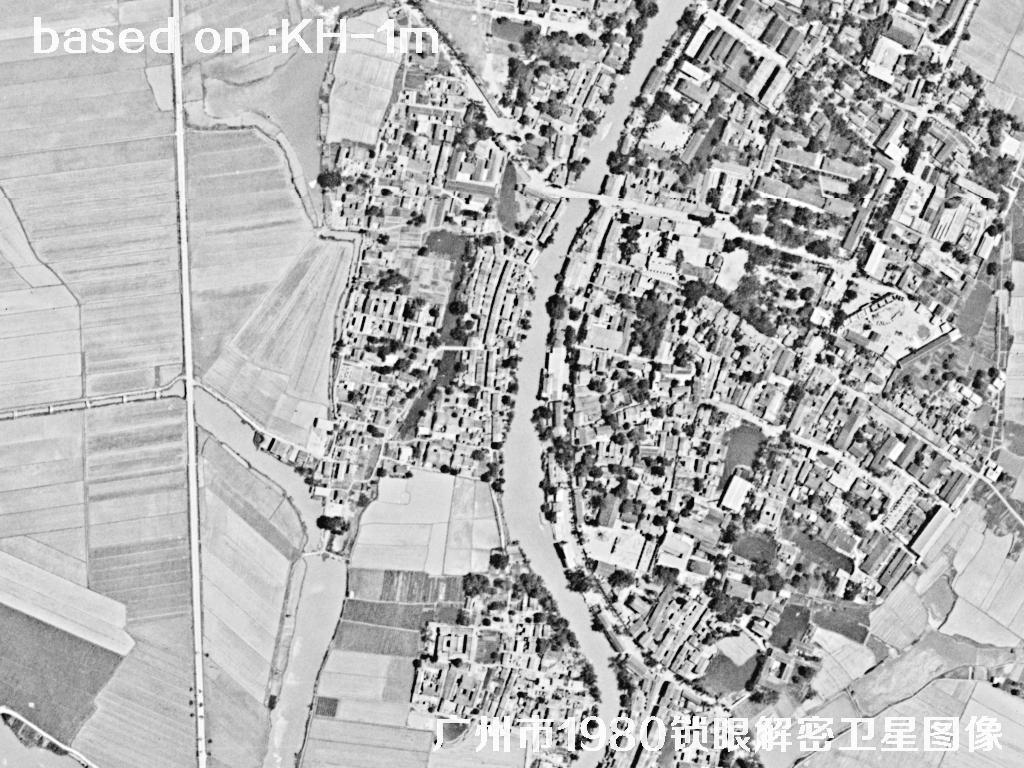 广州市1980年历史卫星图像 | Buy Keyhole Satellite image47