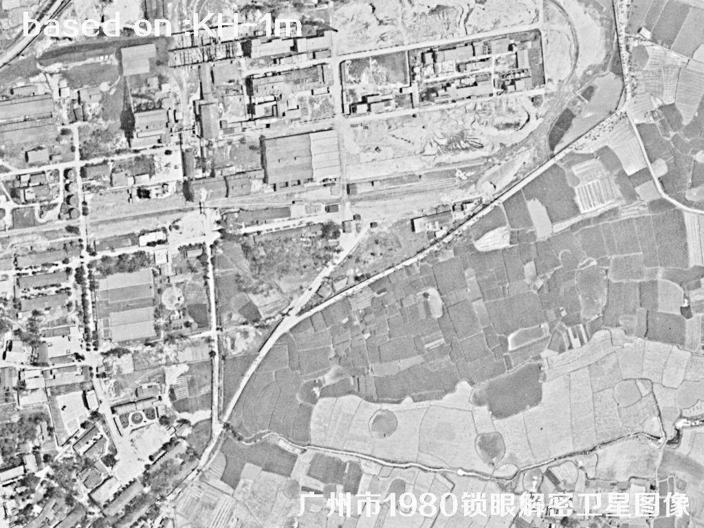 广州市1980年历史卫星图像 | Buy Keyhole Satellite image5