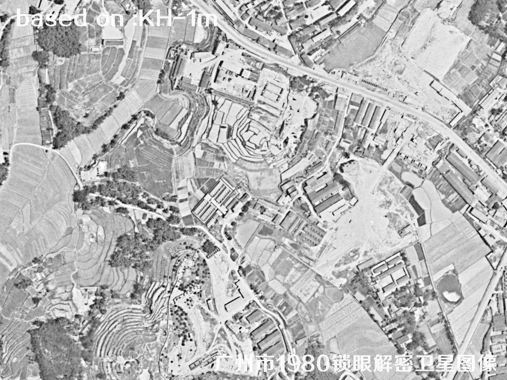 广州市1980年历史卫星图像 | Buy Keyhole Satellite image6