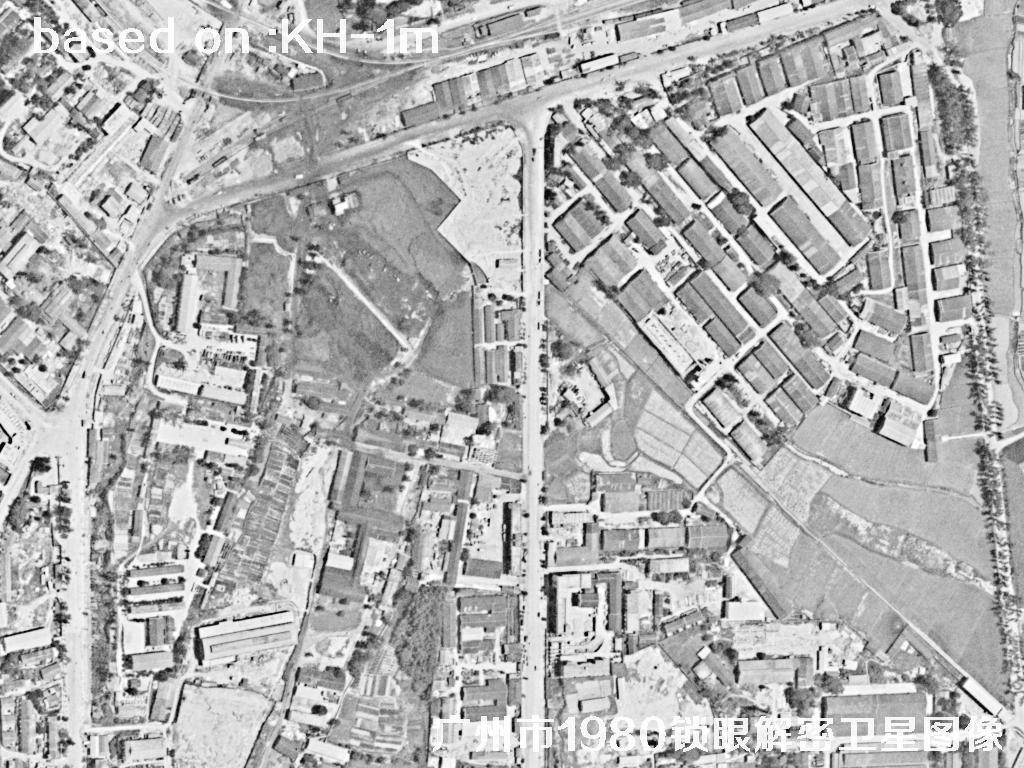 广州市1980年历史卫星图像 | Buy Keyhole Satellite image7
