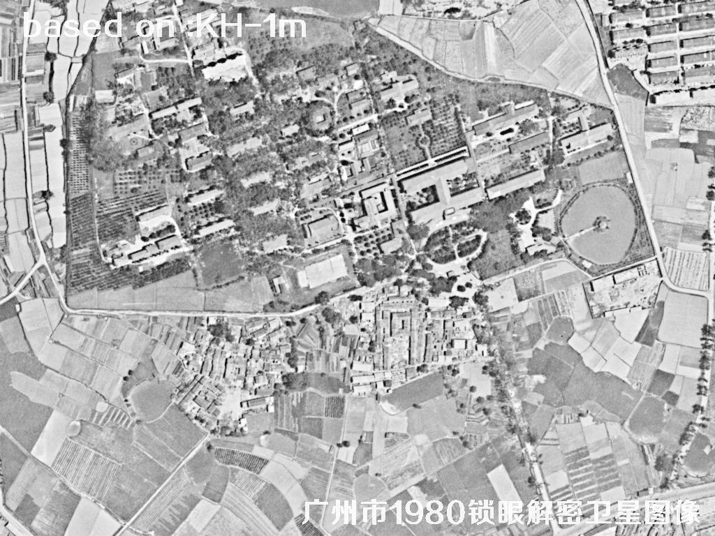广州市1980年历史卫星图像 | Buy Keyhole Satellite image8