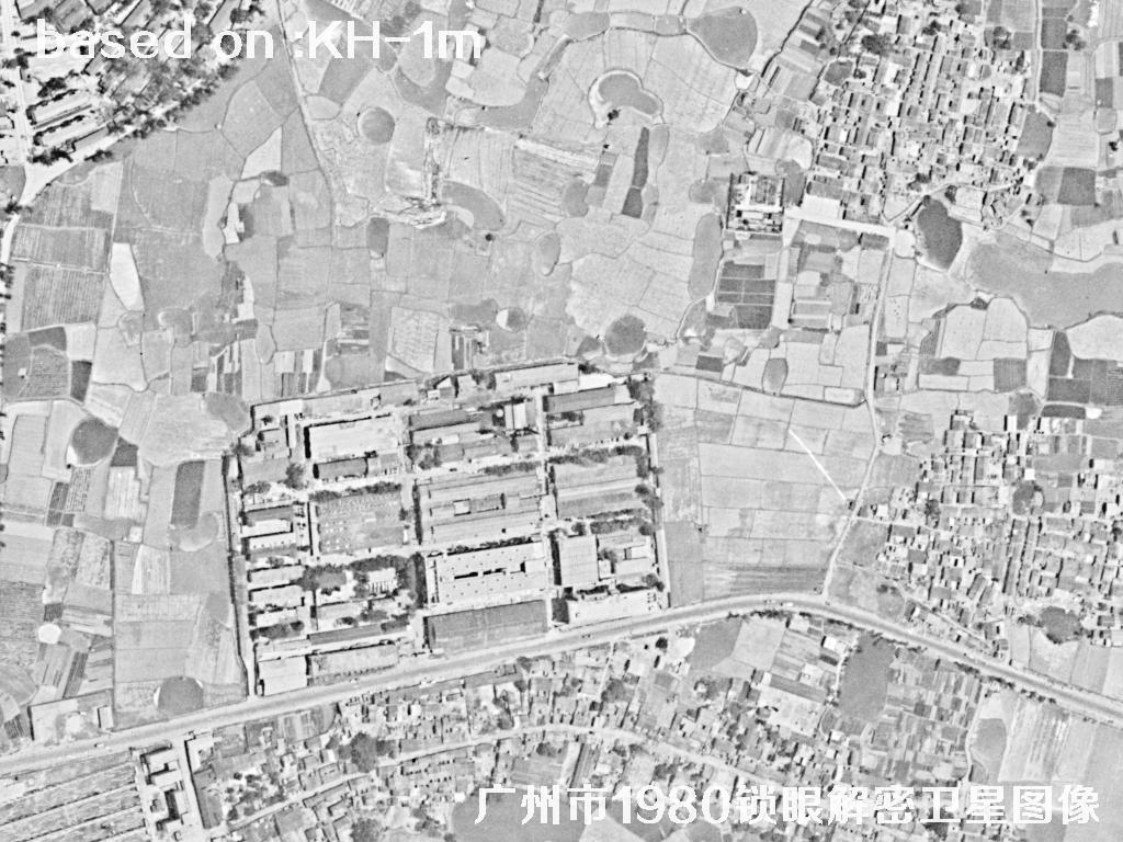 广州市1980年历史卫星图像 | Buy Keyhole Satellite image9