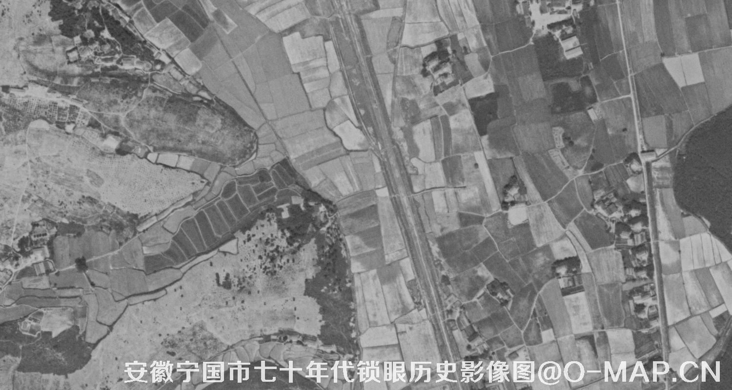 七十年代锁眼卫星图效果