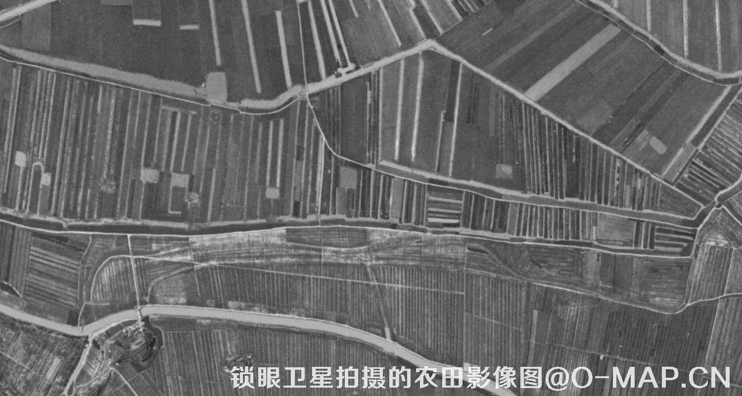 KeyHole锁眼卫星历史影像拍摄的农田影像图