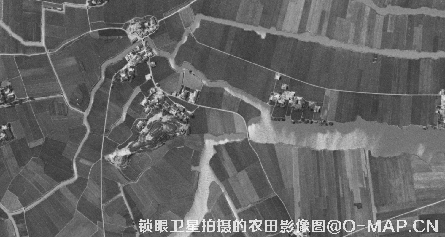 KeyHole锁眼卫星历史影像拍摄的农田影像图