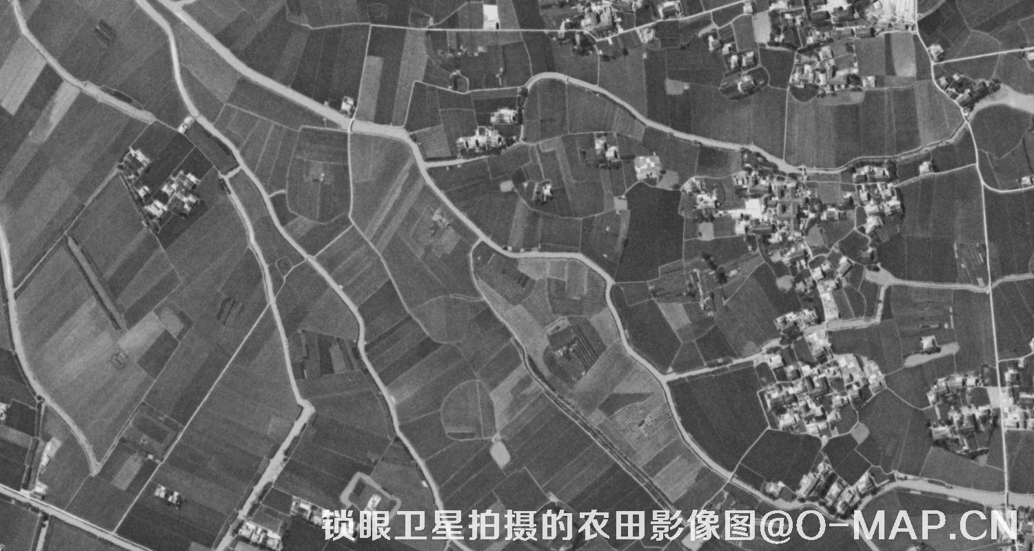 KeyHole锁眼卫星历史影像拍摄的农田影像图