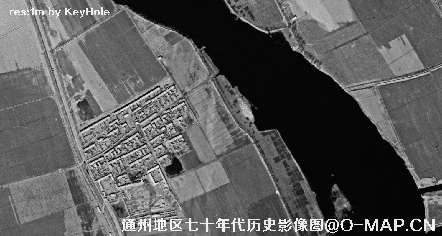 美国锁眼卫星拍摄的历史影像图片