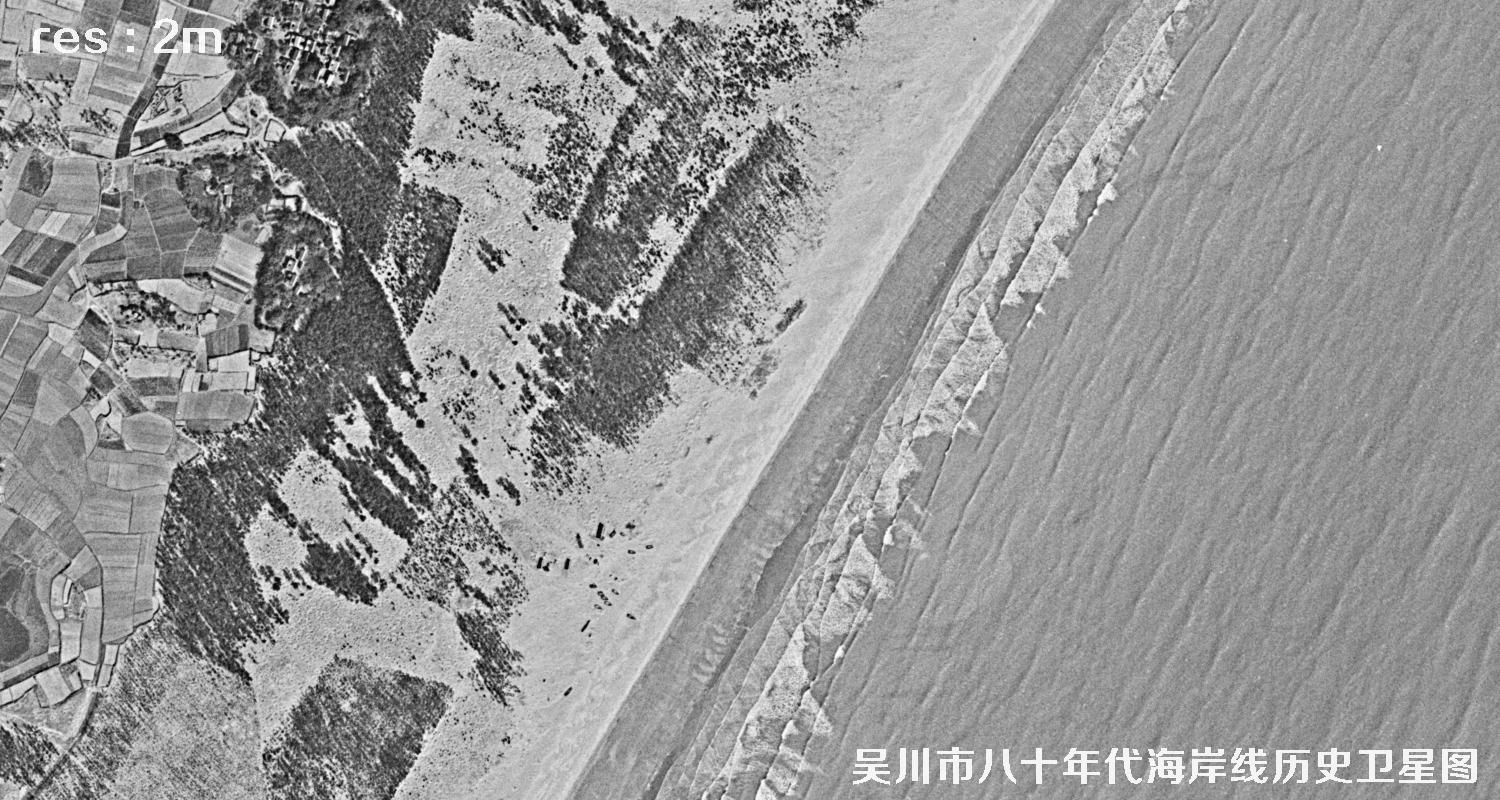 Keyhole锁眼卫星拍摄的历史影像图