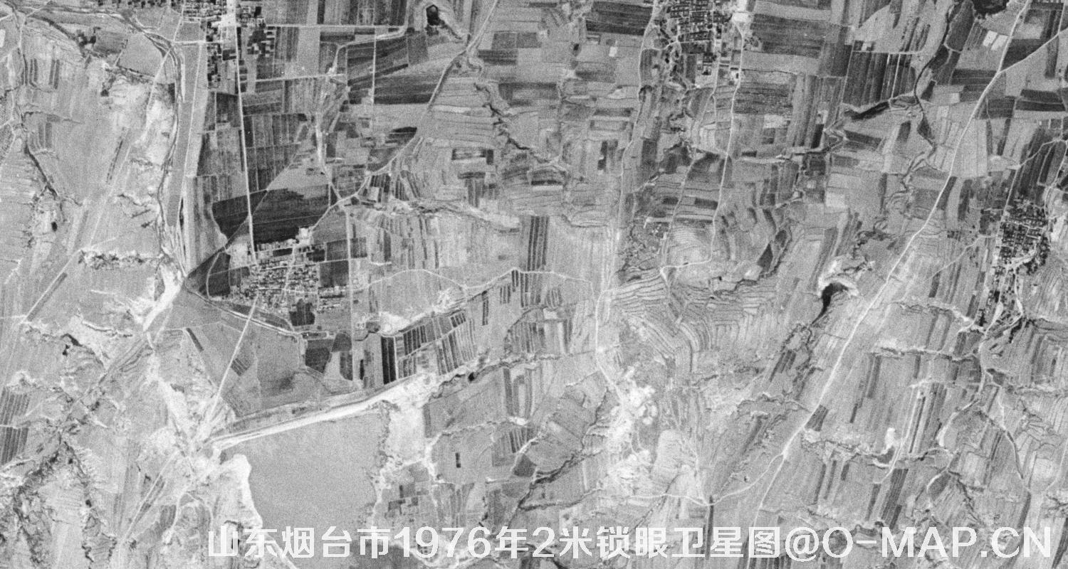 山东省烟台市1976年2米KeyHole锁眼卫星历史地图