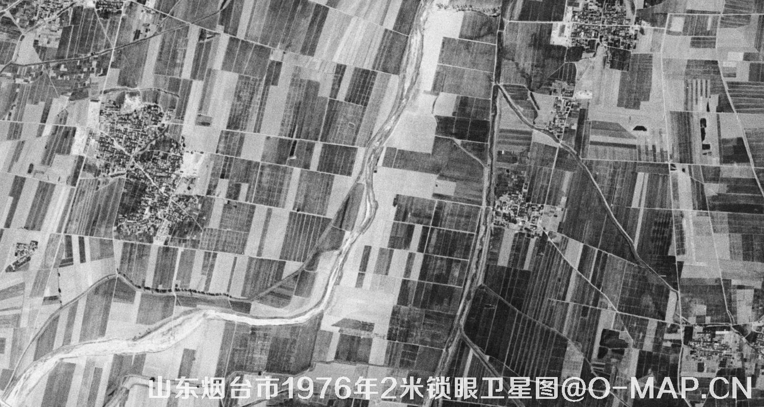 山东省烟台市1976年2米KeyHole锁眼卫星历史地图