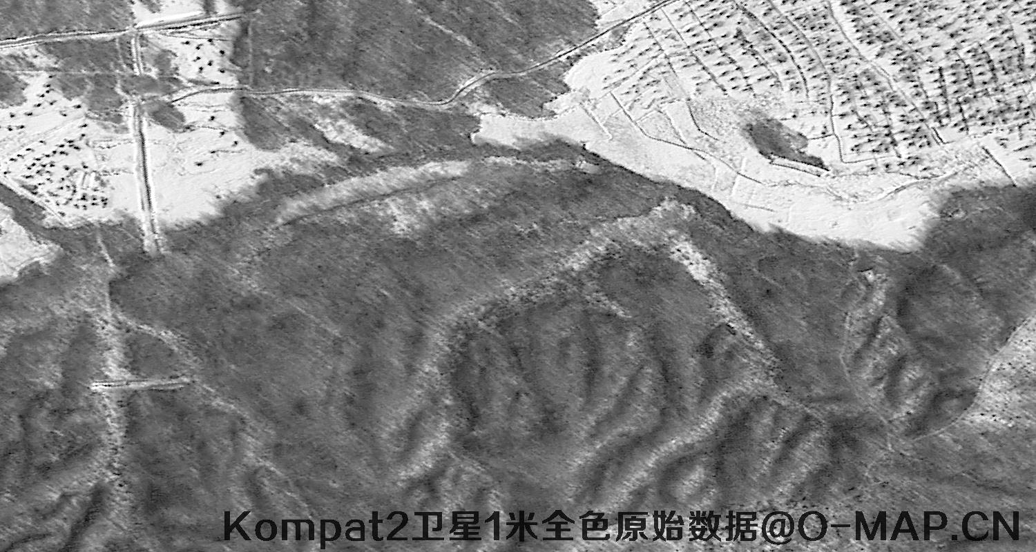 韩国Kompsat2卫星(阿里郎2号卫星)1米分辨率PAN全色影像原始数据