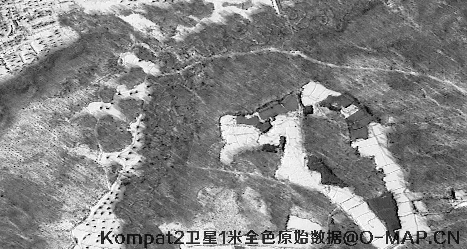 韩国Kompsat2卫星(阿里郎2号卫星)1米分辨率PAN全色影像原始数据