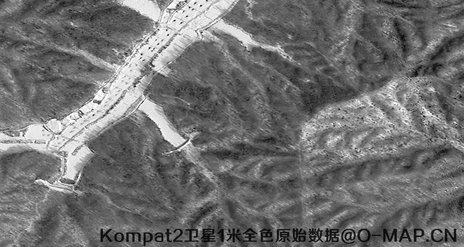 韩国Kompsat2卫星(阿里郎2号卫星)1米分辨率PAN全色影像原始数据