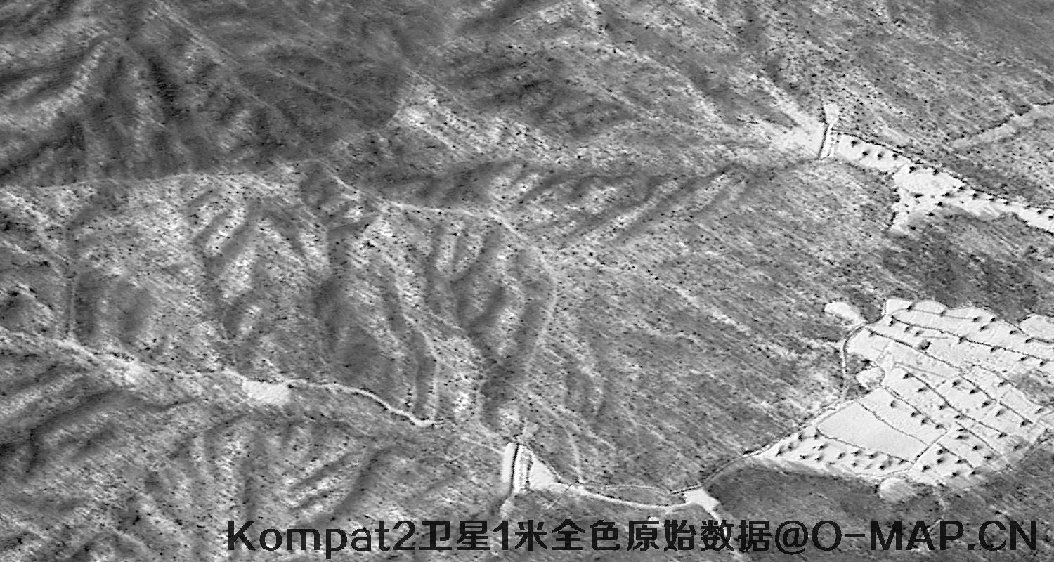 韩国Kompsat2卫星(阿里郎2号卫星)1米分辨率PAN全色影像原始数据