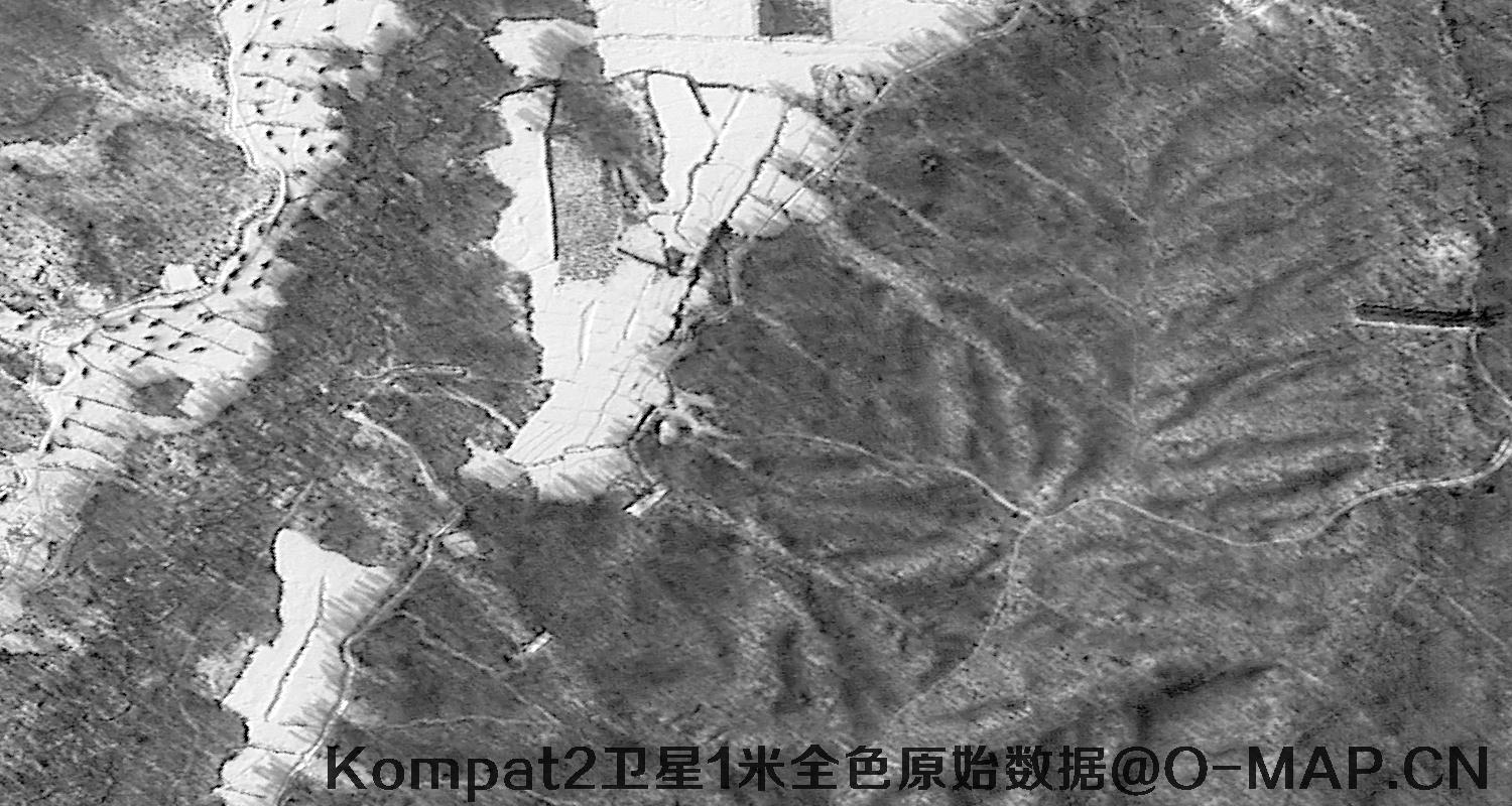韩国Kompsat2卫星(阿里郎2号卫星)1米分辨率PAN全色影像原始数据