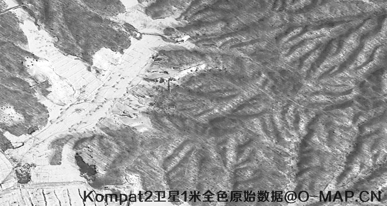韩国Kompsat2卫星(阿里郎2号卫星)1米分辨率PAN全色影像原始数据