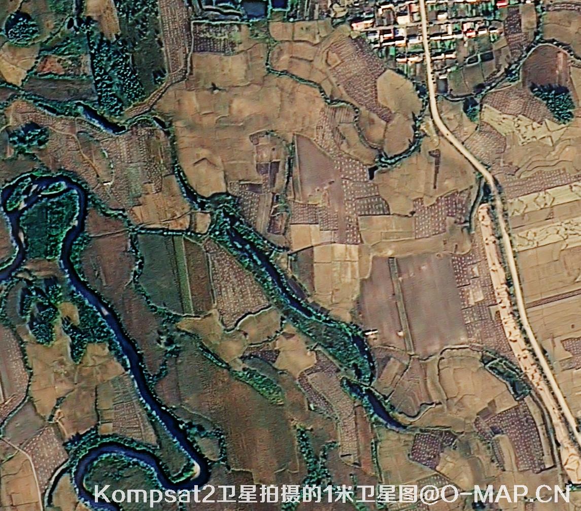 五常市2008年1米分辨率Kompsat2卫星图