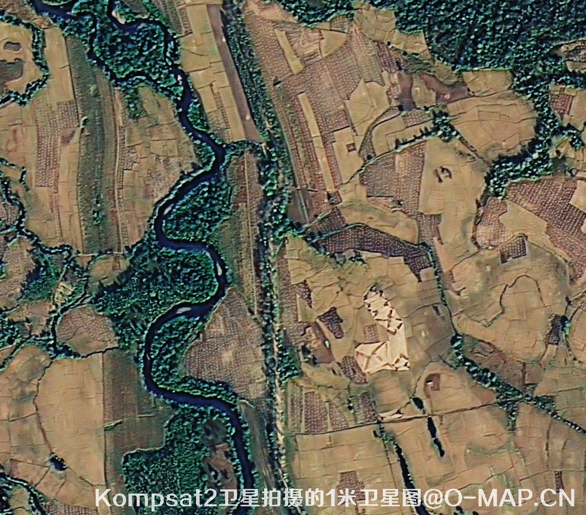 五常市2008年1米分辨率Kompsat2卫星图