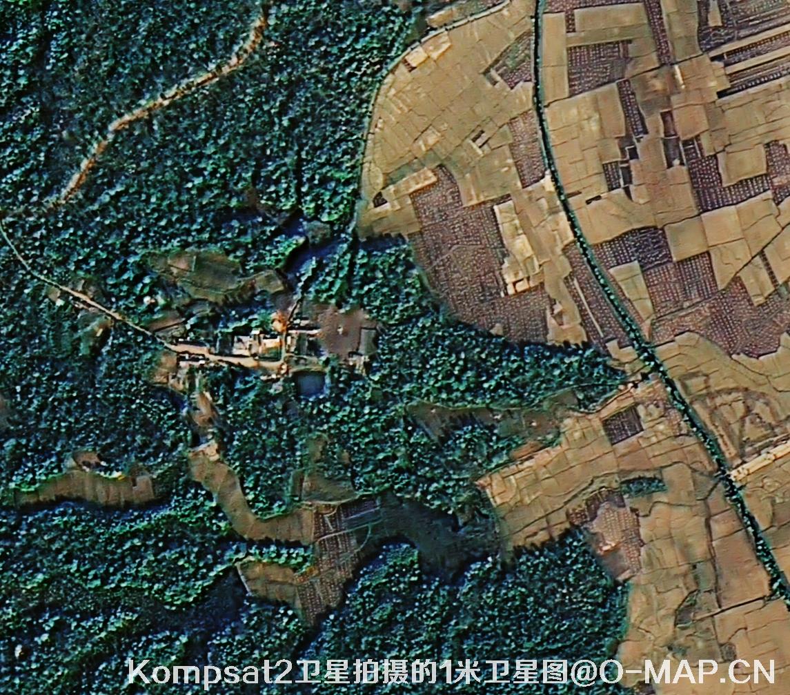五常市2008年1米分辨率Kompsat2卫星图