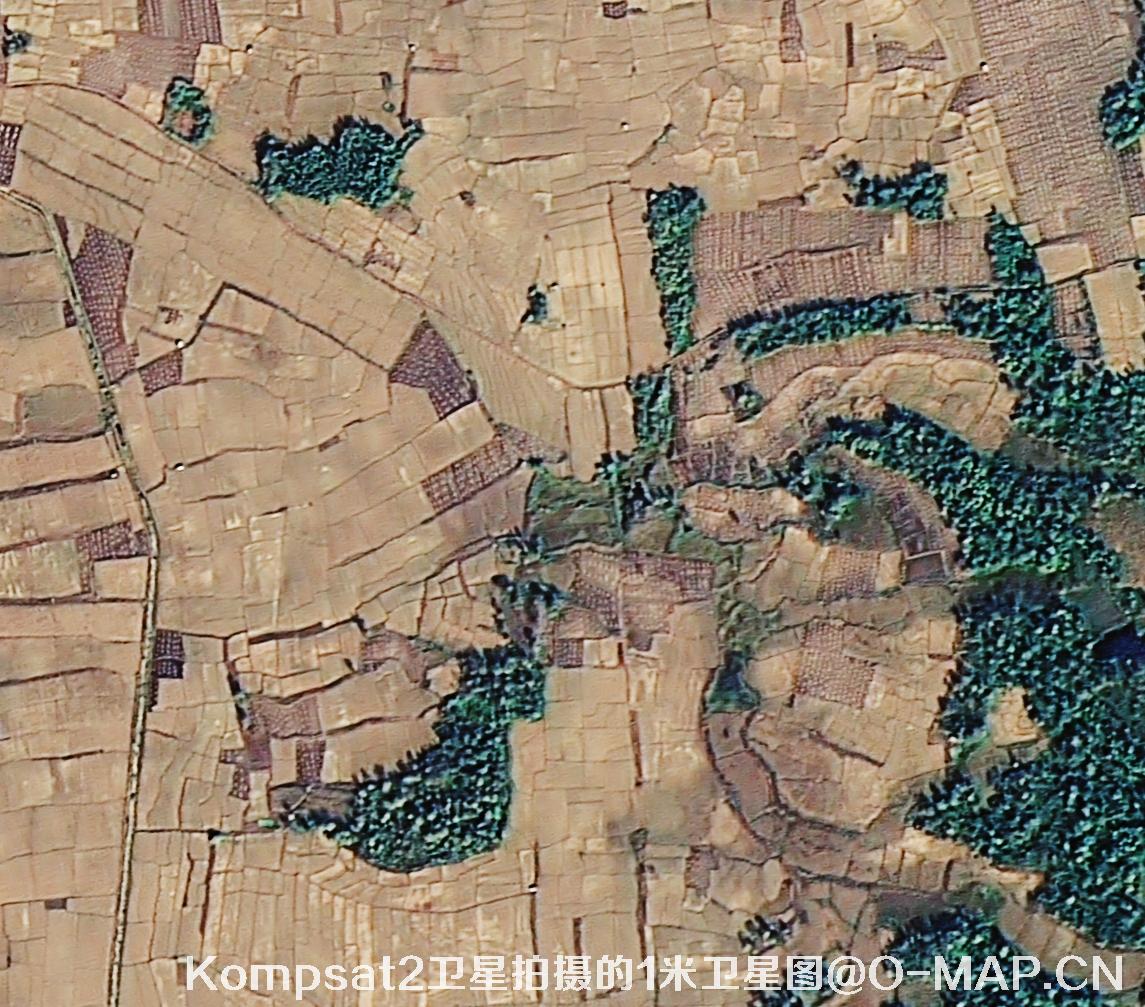 五常市2008年1米分辨率Kompsat2卫星图