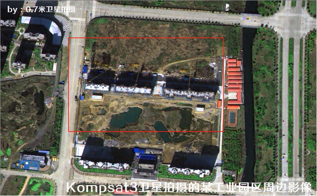 0.7米分辨率卫星拍摄的高清影像图