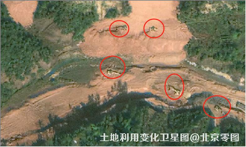 土地利用变化卫星图