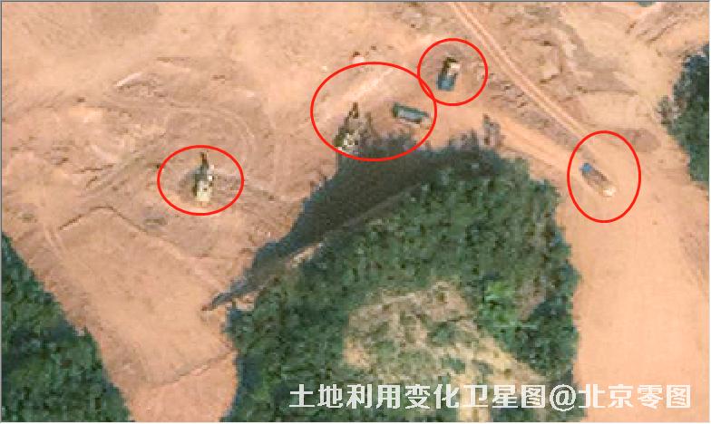 土地利用变化卫星图