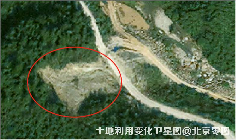 土地利用变化卫星图