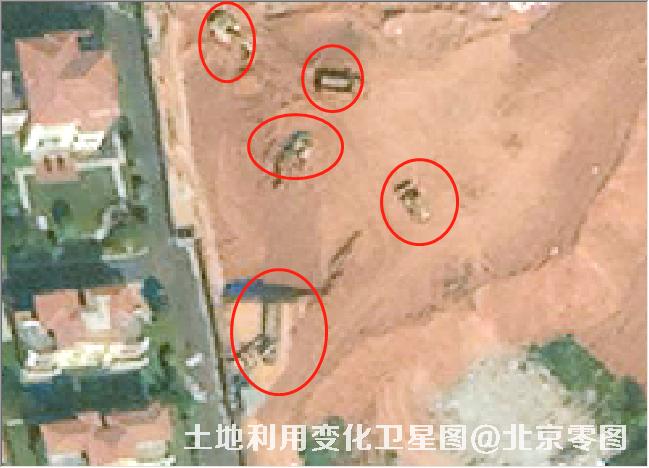 土地利用变化卫星图
