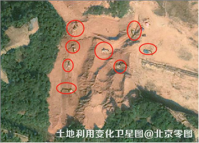土地利用变化卫星图