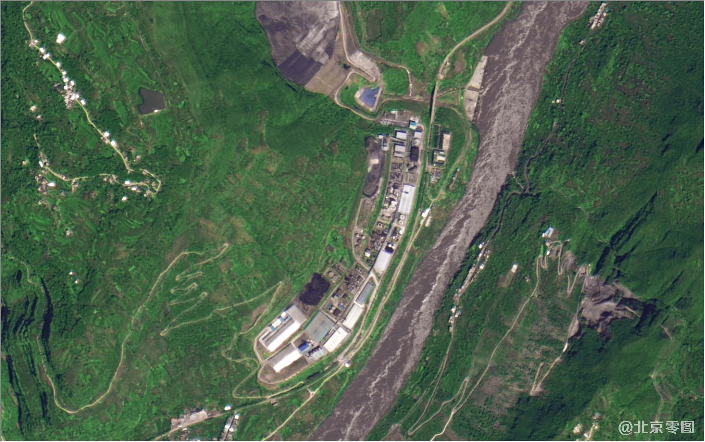 四川省雷波县最新2米卫星图