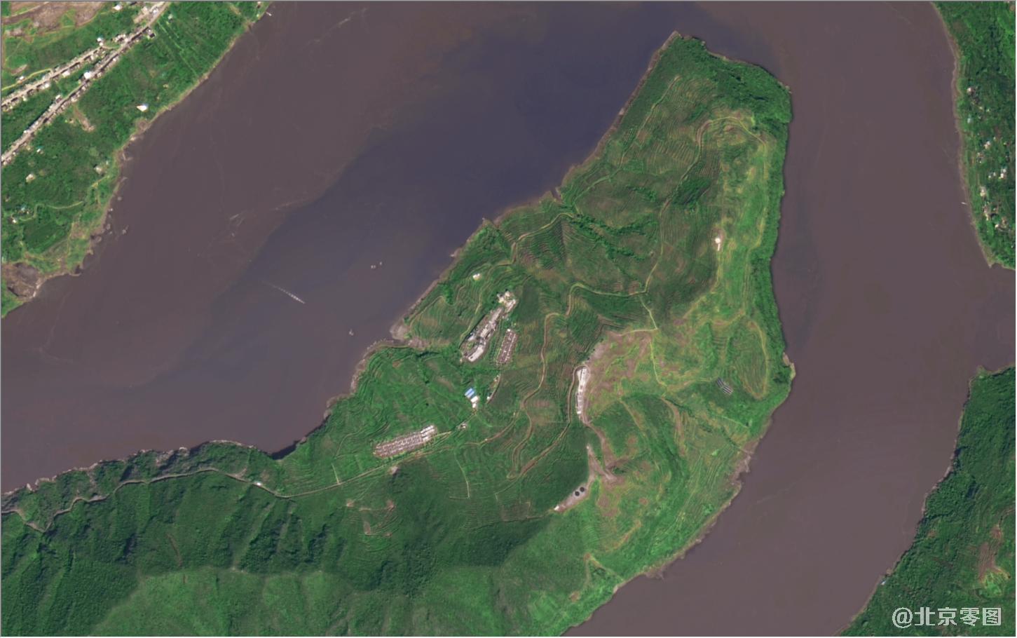 四川省雷波县最新2米卫星图