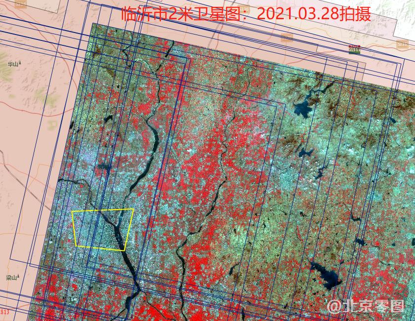 临沂市2021年最新2米卫星图