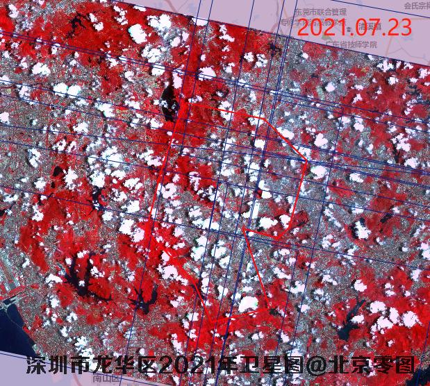 龙华区2021年国产高分辨率卫星更新频次报告