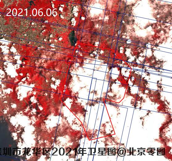 龙华区2021年国产高分辨率卫星更新频次报告