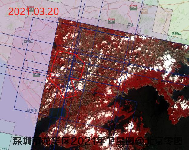 龙华区2021年国产高分辨率卫星更新频次报告