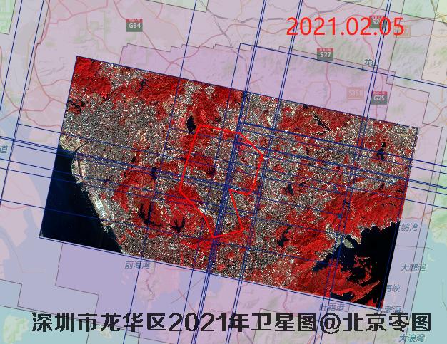 龙华区2021年国产高分辨率卫星更新频次报告