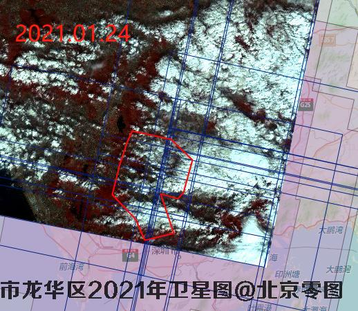 龙华区2021年国产高分辨率卫星更新频次报告