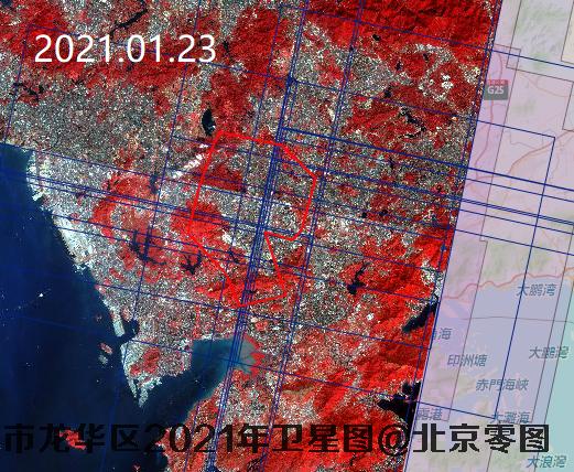 龙华区2021年国产高分辨率卫星更新频次报告