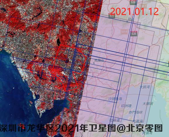 龙华区2021年国产高分辨率卫星更新频次报告