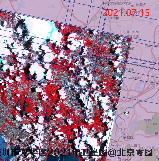 龙华区2021年国产高分辨率卫星更新频次报告