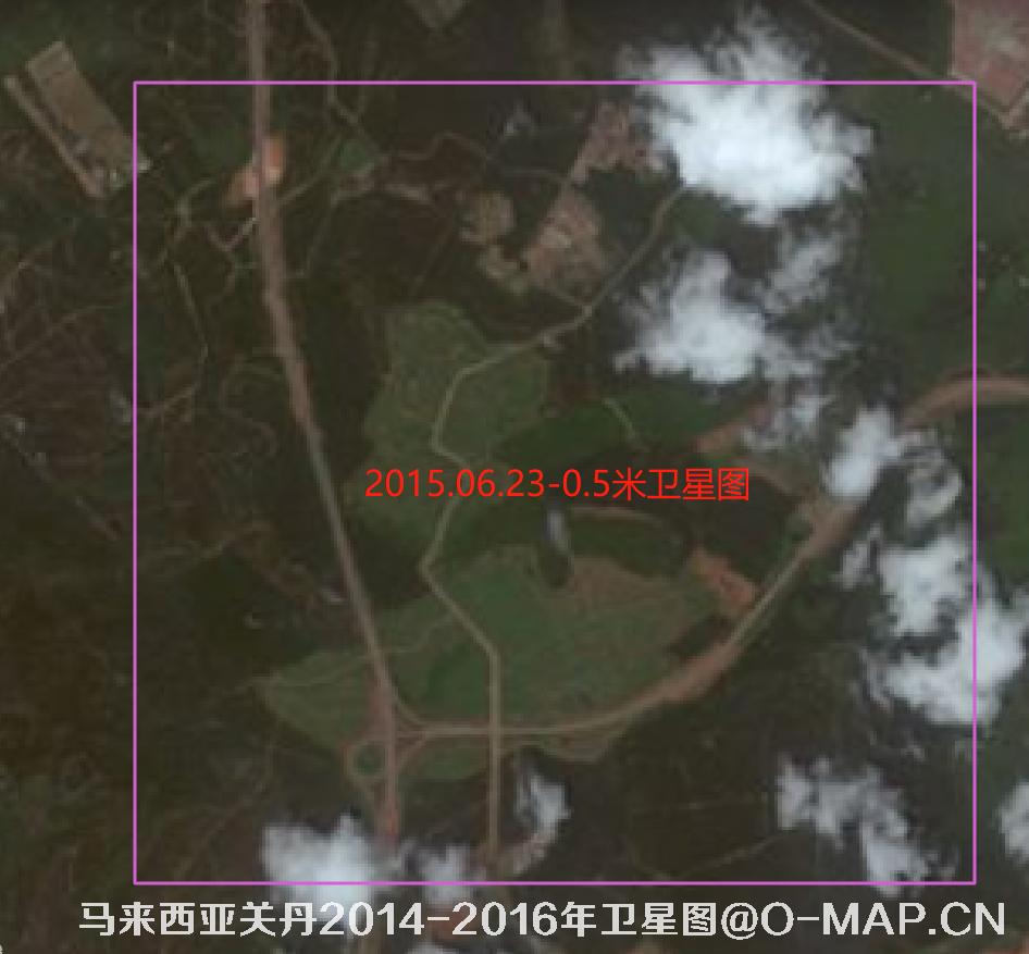 马来西亚关丹2014-2016年卫星图