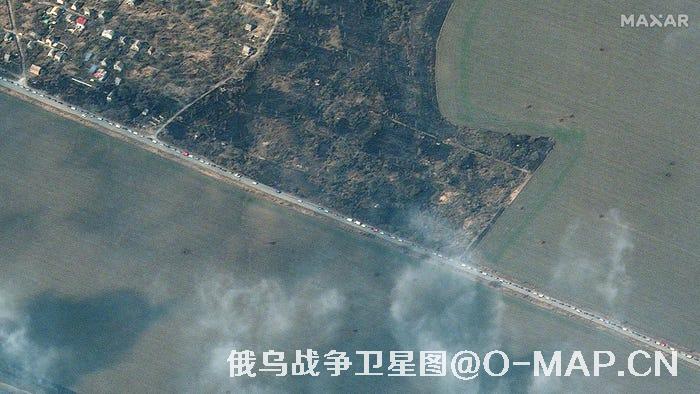 Maxar卫星拍摄的俄乌战争高清影像图